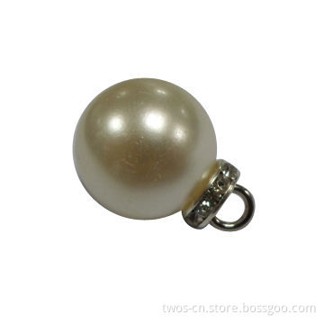 Pearl Shank Button, Fancy Shape, Perfect in Natural Color